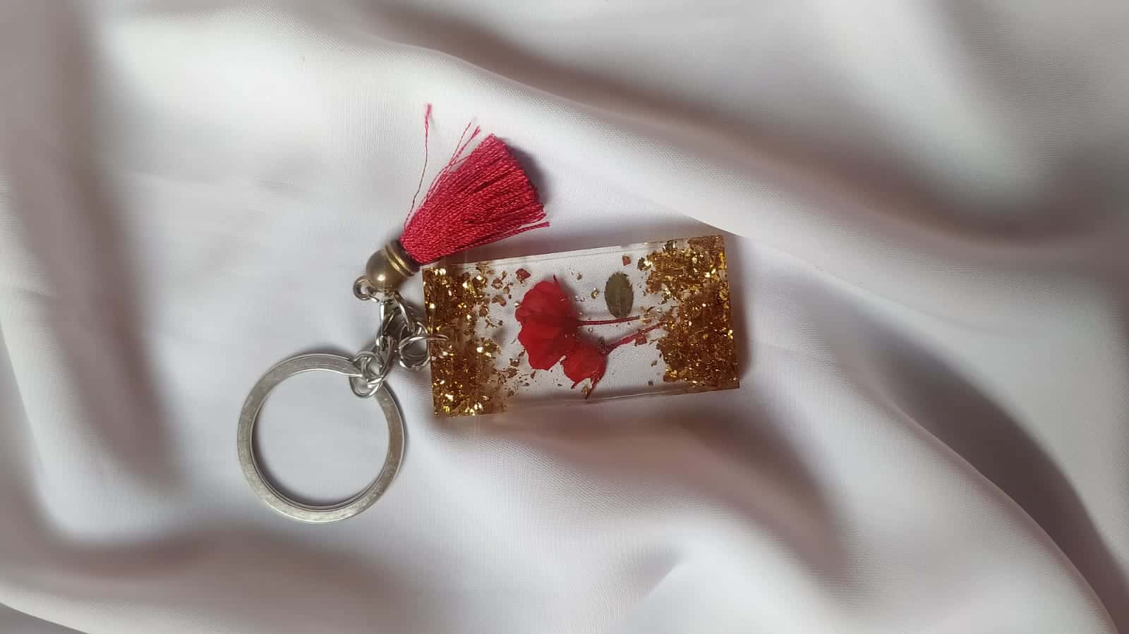 Floral Alphabet Keychain Collection - Personalized Gift Bangladesh - Resin jewelry Bangladesh ৳390 - Thumbnail 2