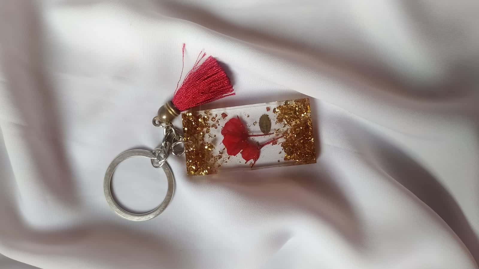 Floral Alphabet Keychain Collection - Personalized Gift Bangladesh - Resin jewelry Bangladesh ৳390 - Thumbnail 3