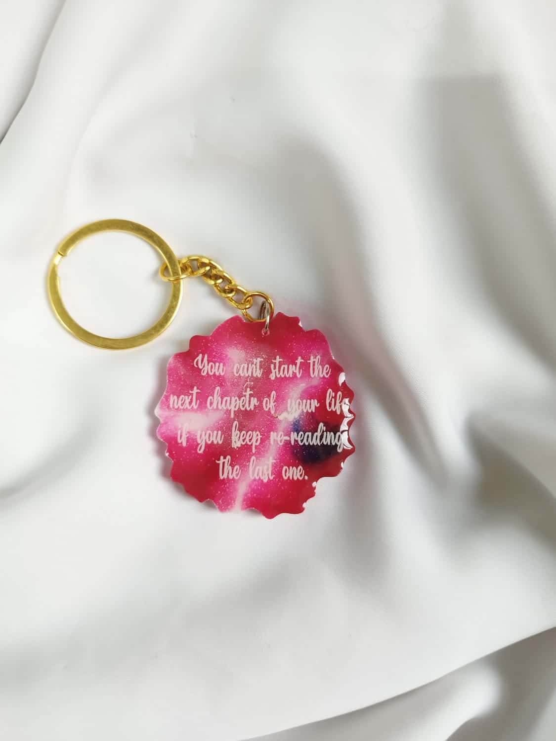 Oval Floral Keychain Collection - Handmade Resin Gift - Resin jewelry Bangladesh ৳80 - Thumbnail 2