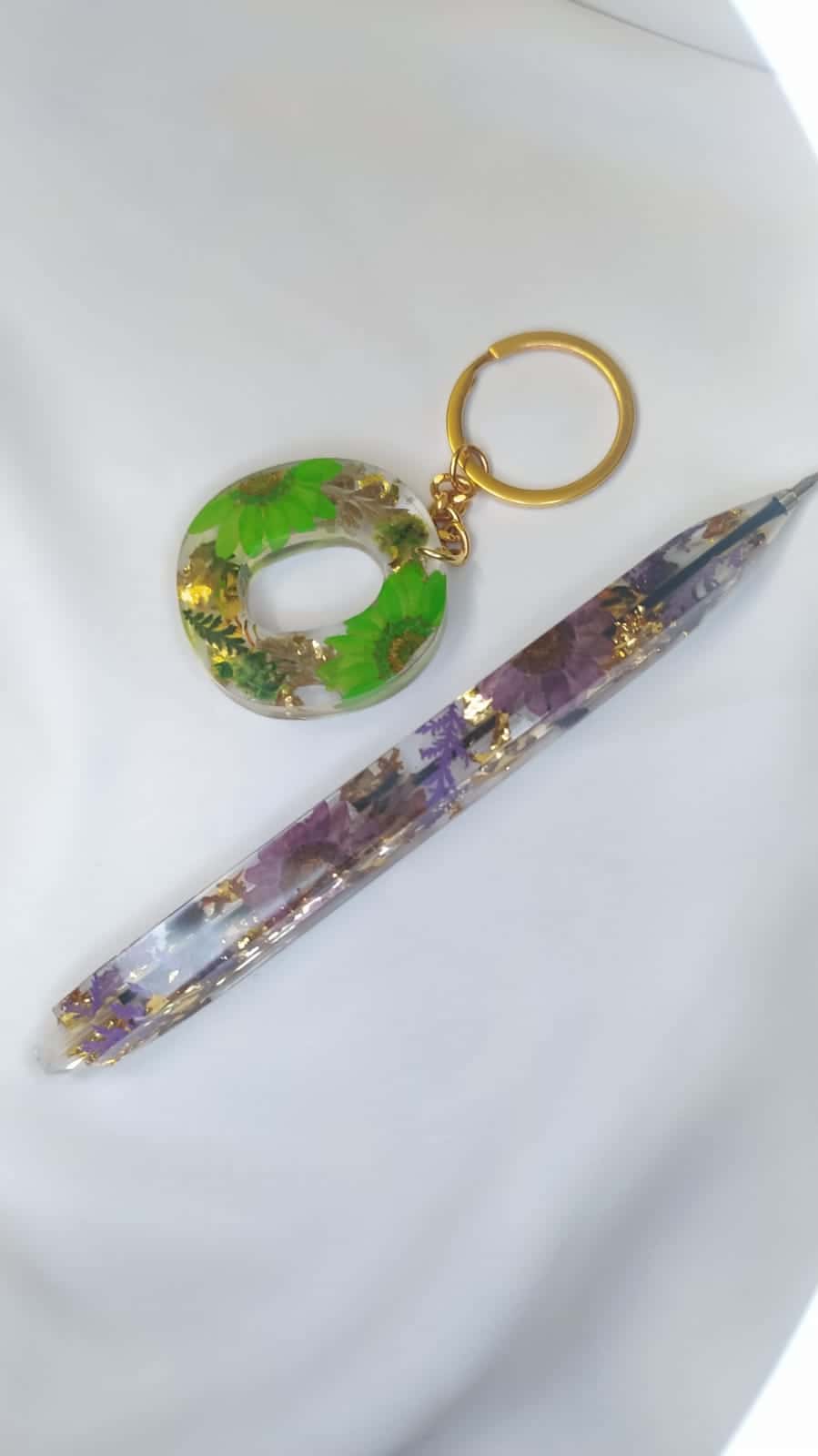 Regular Floral Resin Pen - Handmade Gift Bangladesh - Resin jewelry Bangladesh ৳250 - Thumbnail 3
