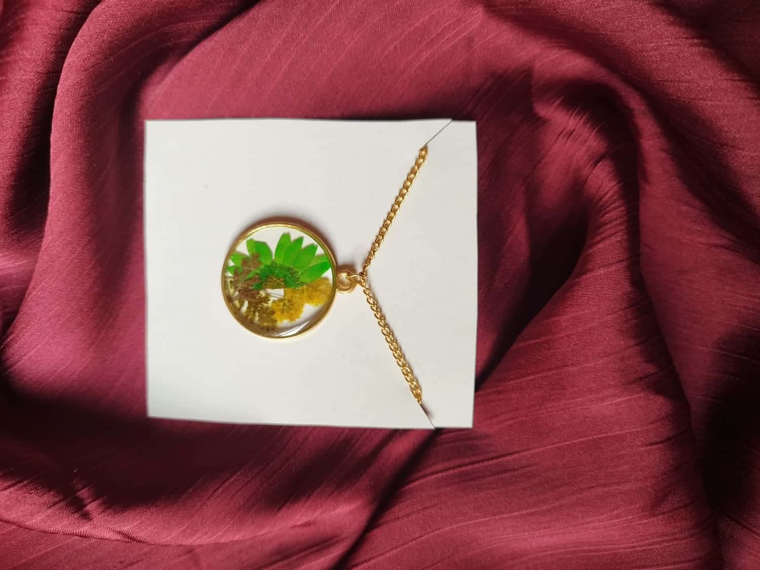 Regular Floral Pendant Collection - Handmade Resin Jewelry - Resin jewelry Bangladesh ৳499 - Thumbnail 2