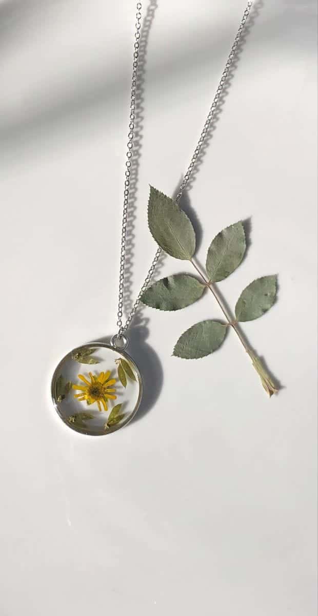 Regular Floral Pendant Collection - Handmade Resin Jewelry - Resin jewelry Bangladesh ৳499 - Thumbnail 3