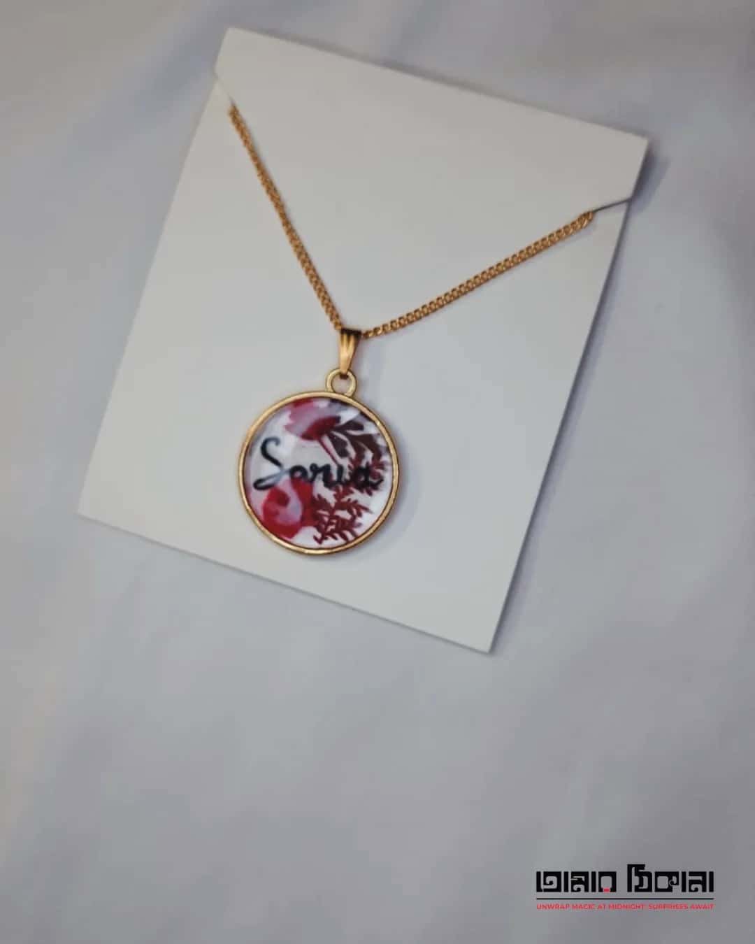 Regular Floral Pendant Collection - Handmade Resin Jewelry - Resin jewelry Bangladesh ৳499 - Thumbnail 6