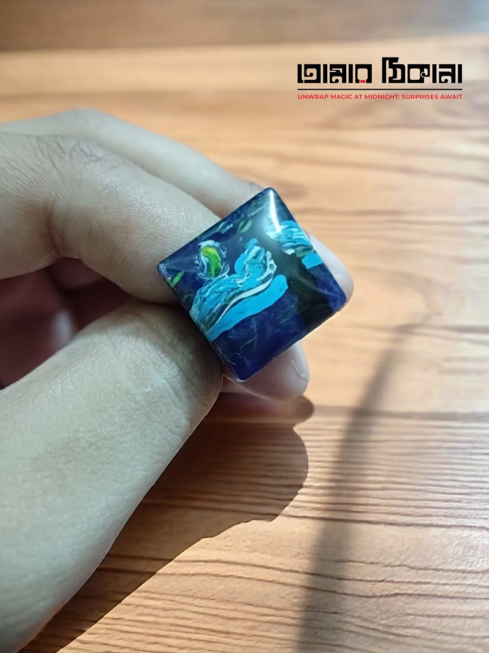 Floral Resin Ring - Handmade Jewelry Bangladesh - Handmade resin jewelry Bangladesh - ৳350 - Free delivery Dhaka