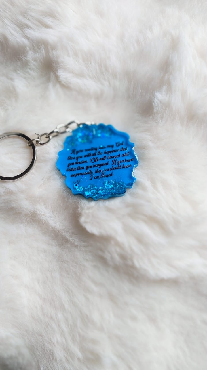 Islamic Calligraphy Keychain - Handmade Resin Gift - Handmade resin jewelry Bangladesh - Price ৳80 - Free delivery Dhaka - View 8