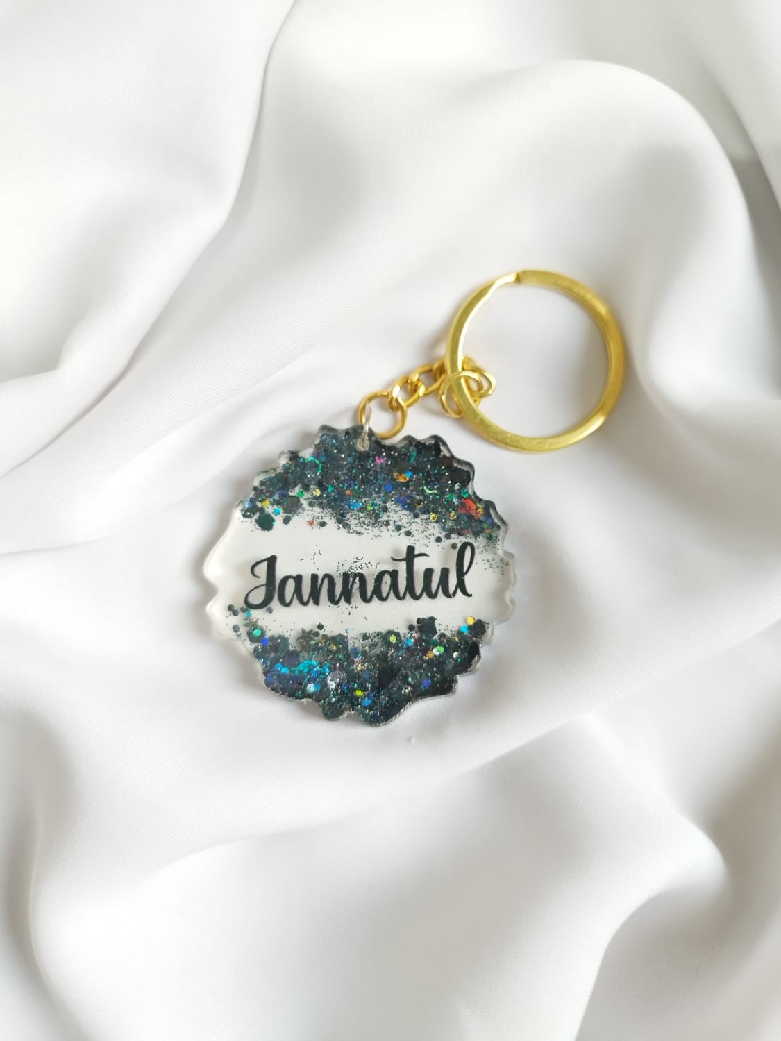 Oval Floral Keychain Collection - Handmade Resin Gift - Handmade resin jewelry Bangladesh - Price ৳80 - Free delivery Dhaka - View 1