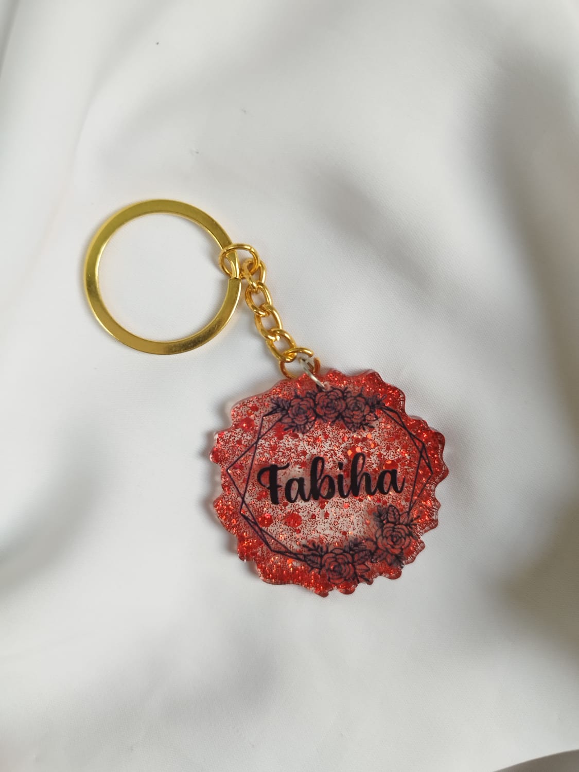 Oval Floral Keychain Collection - Handmade Resin Gift - Handmade resin jewelry Bangladesh - Price ৳80 - Free delivery Dhaka - View 3