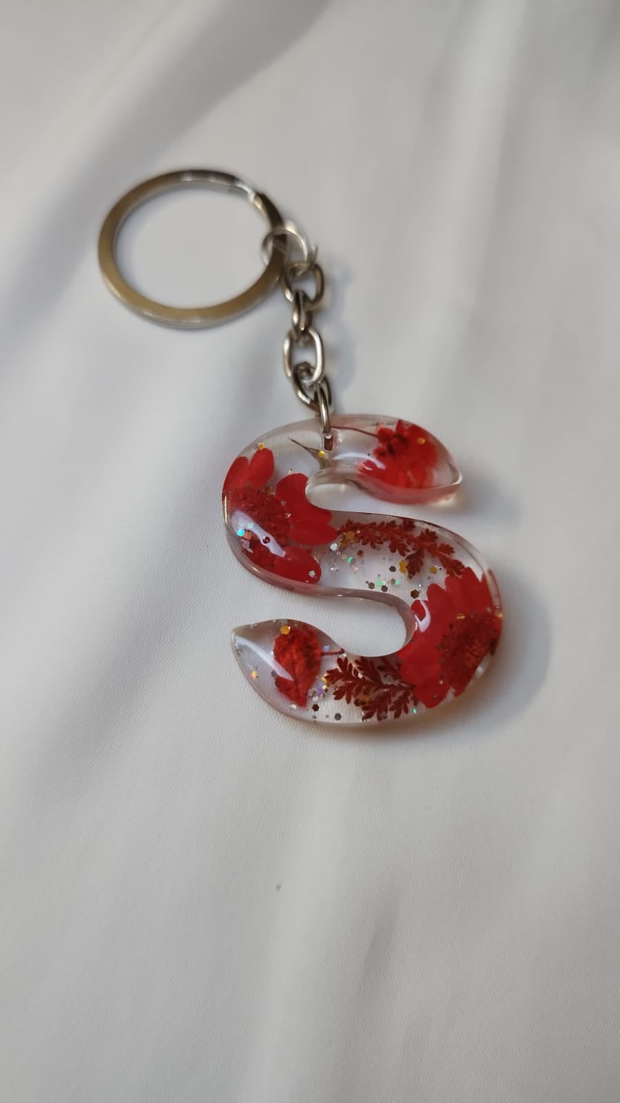 Letter S Personalized Keychain - Custom Resin Gift - Handmade resin jewelry Bangladesh - Price ৳99 - Free delivery Dhaka - View 2