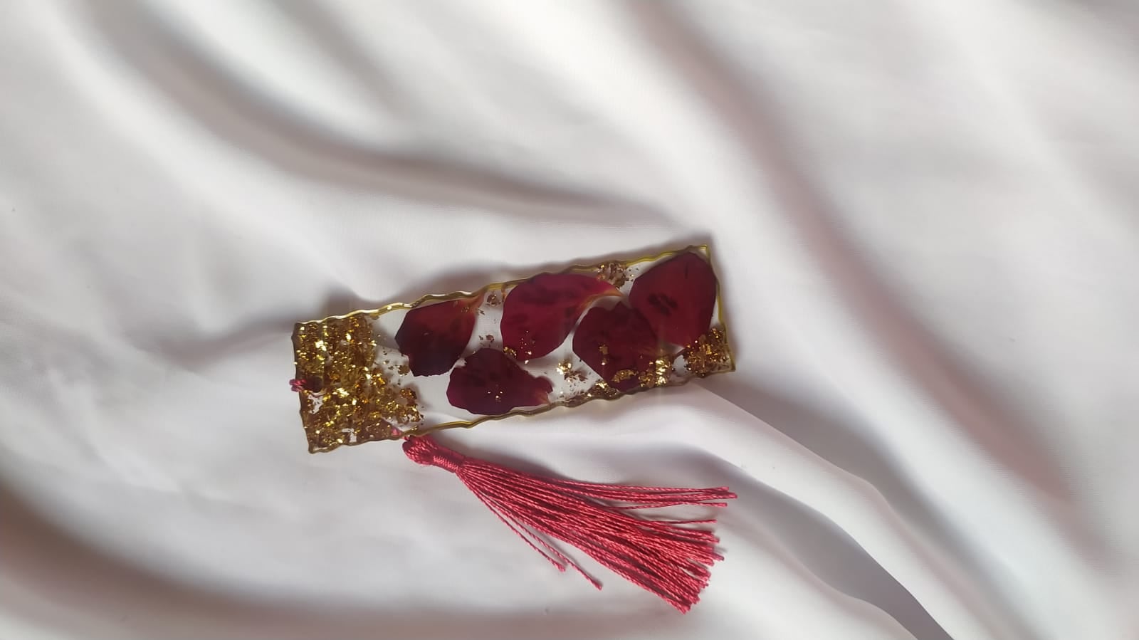 Floral Pressed Bookmark - Handmade Gift Bangladesh - Handmade resin jewelry Bangladesh - Price ৳99 - Free delivery Dhaka - View 2