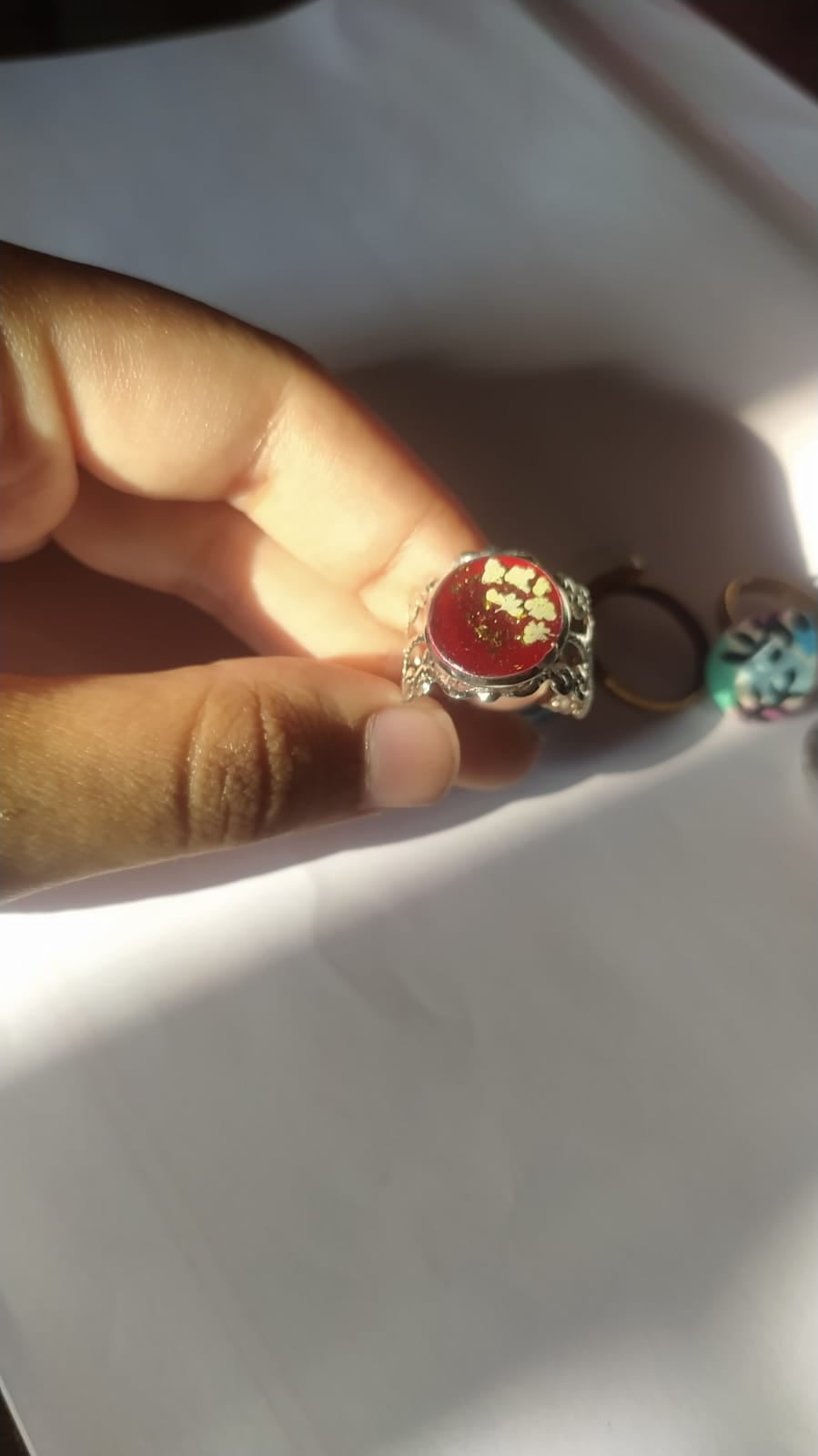 Pastel Dream Ring - Handmade Resin Jewelry - Handmade resin jewelry Bangladesh - Price ৳350 - Free delivery Dhaka - View 1