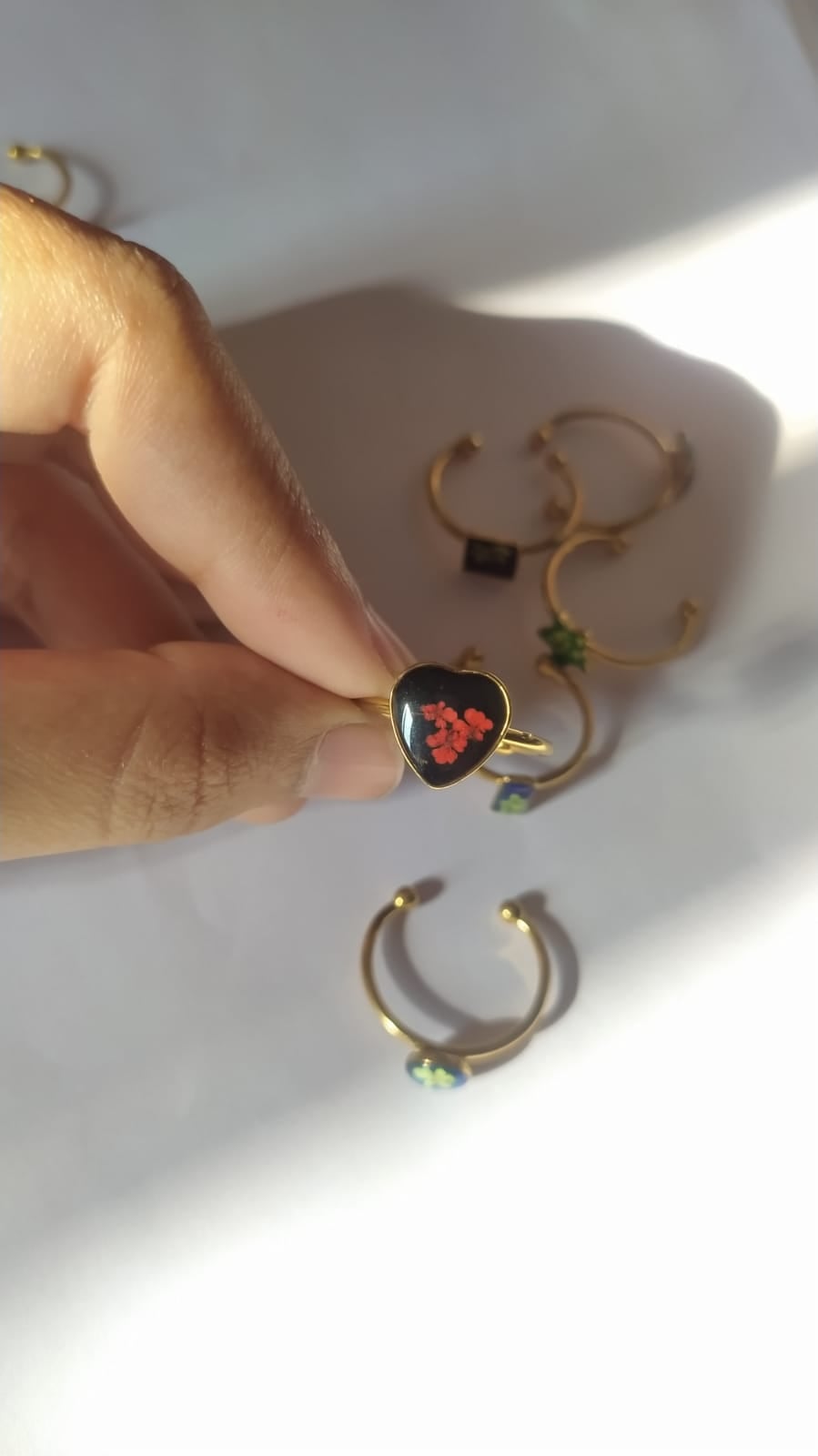 Crystal Garden Ring - Handmade Resin Jewelry - Handmade resin jewelry Bangladesh - Price ৳350 - Free delivery Dhaka - View 1