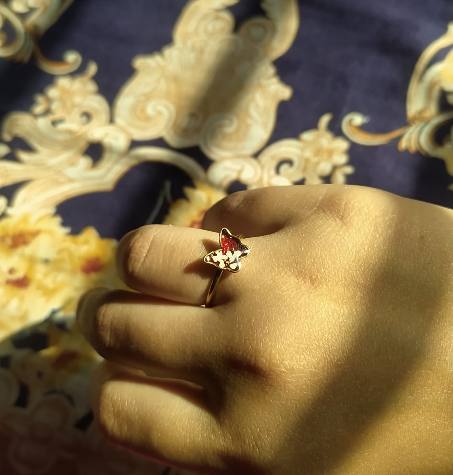 Elegant Flora Ring - Handmade Resin Jewelry - Handmade resin jewelry Bangladesh - Price ৳350 - Free delivery Dhaka - View 1