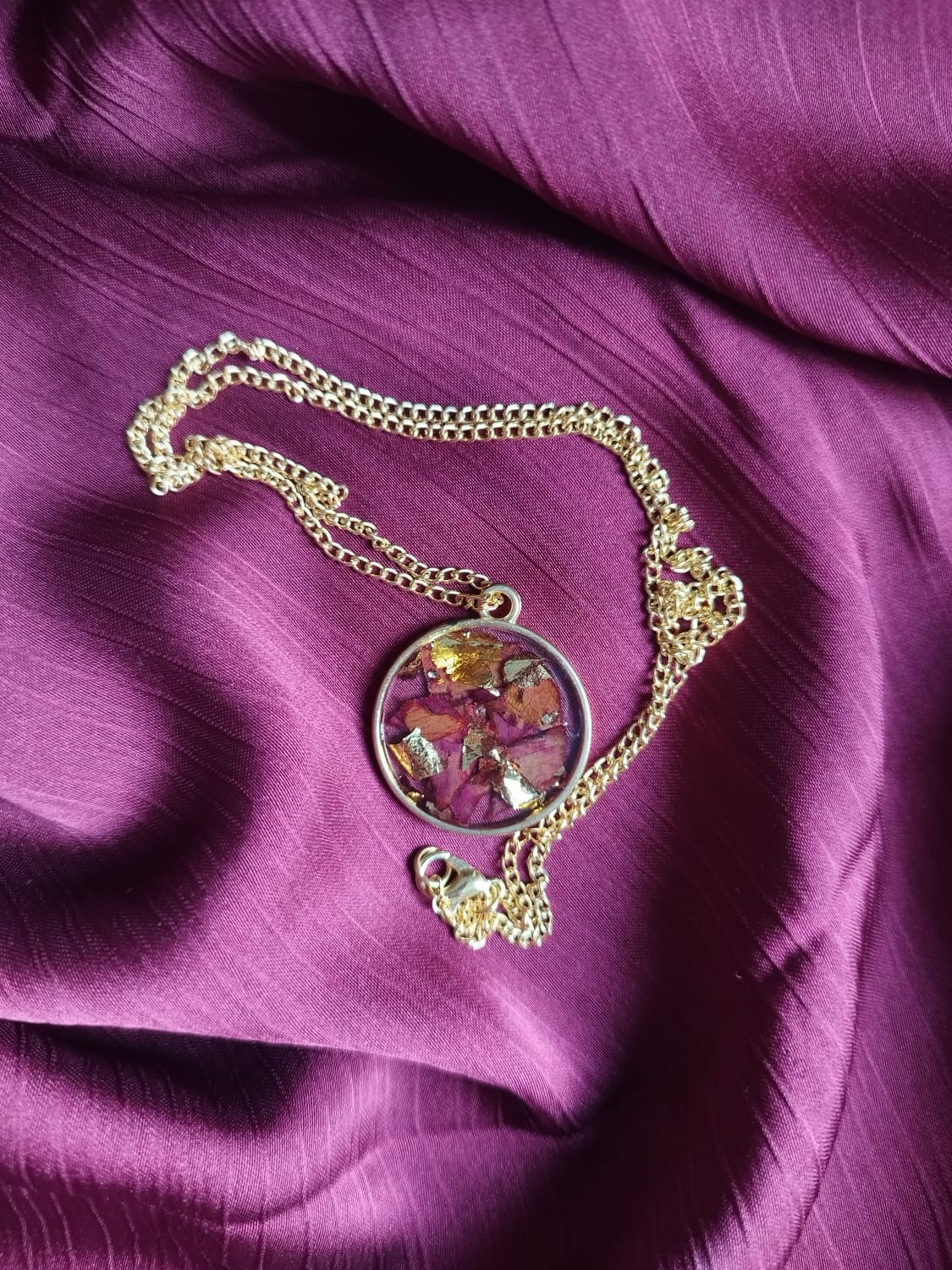 Botanical Floral Pendant Collection - Handmade Resin Jewelry - Handmade resin jewelry Bangladesh - Price ৳290 - Free delivery Dhaka - View 2