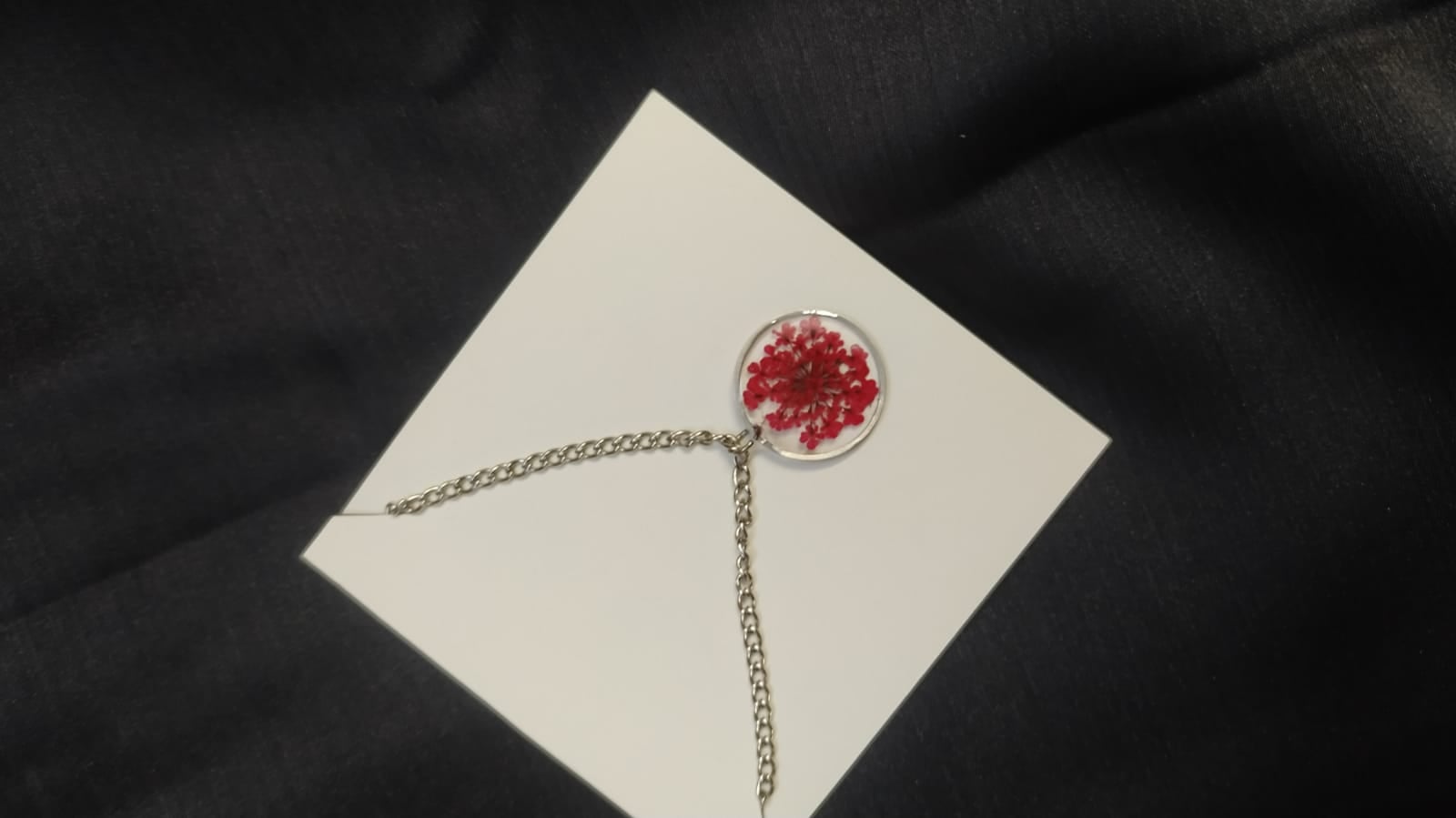 Premium Floral Pendant Necklace - Handmade Resin Jewelry - Handmade resin jewelry Bangladesh - Price ৳499 - Free delivery Dhaka - View 2
