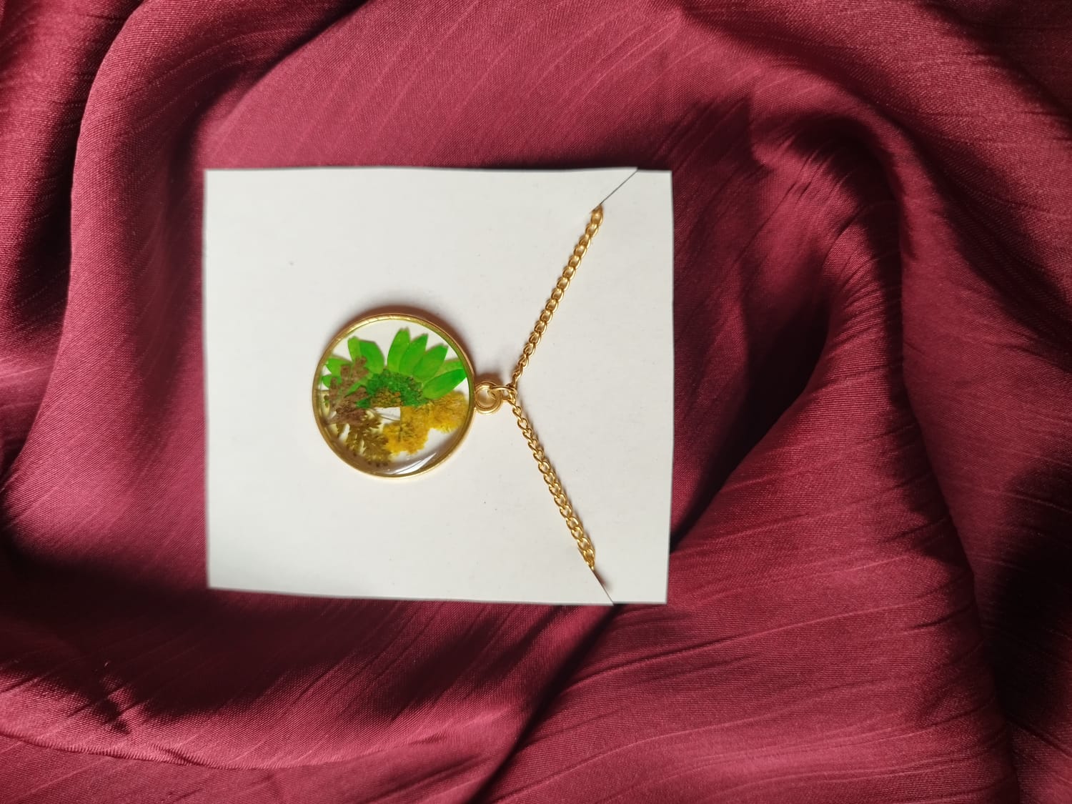 Regular Floral Pendant Collection - Handmade Resin Jewelry - Handmade resin jewelry Bangladesh - Price ৳499 - Free delivery Dhaka - View 2