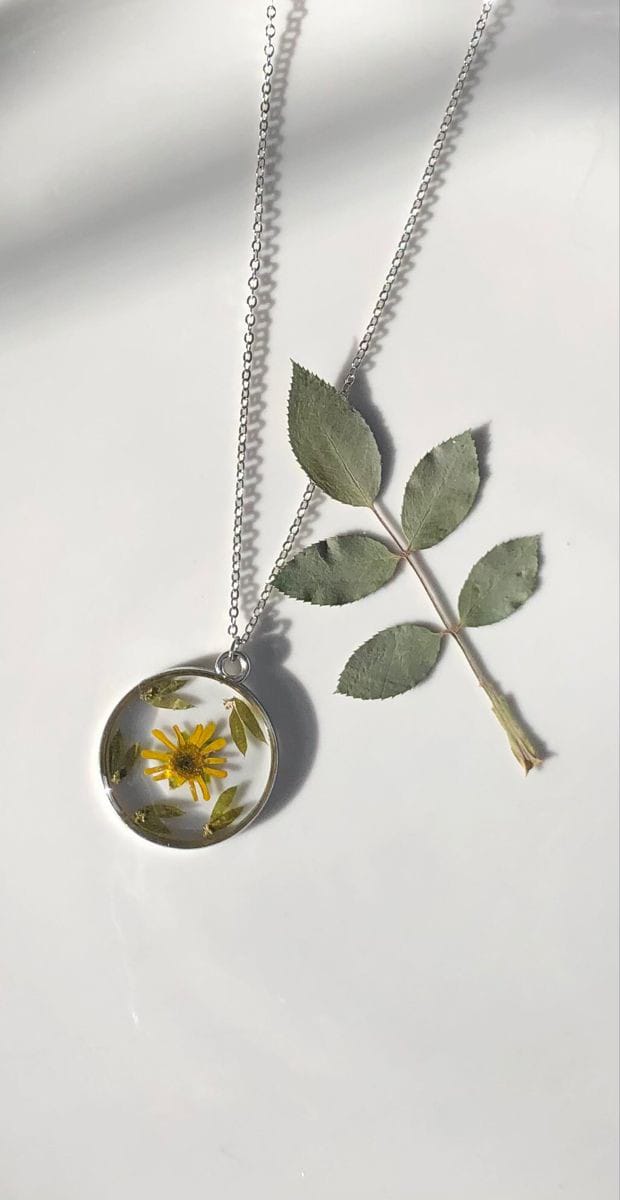 Regular Floral Pendant Collection - Handmade Resin Jewelry - Handmade resin jewelry Bangladesh - Price ৳499 - Free delivery Dhaka - View 3
