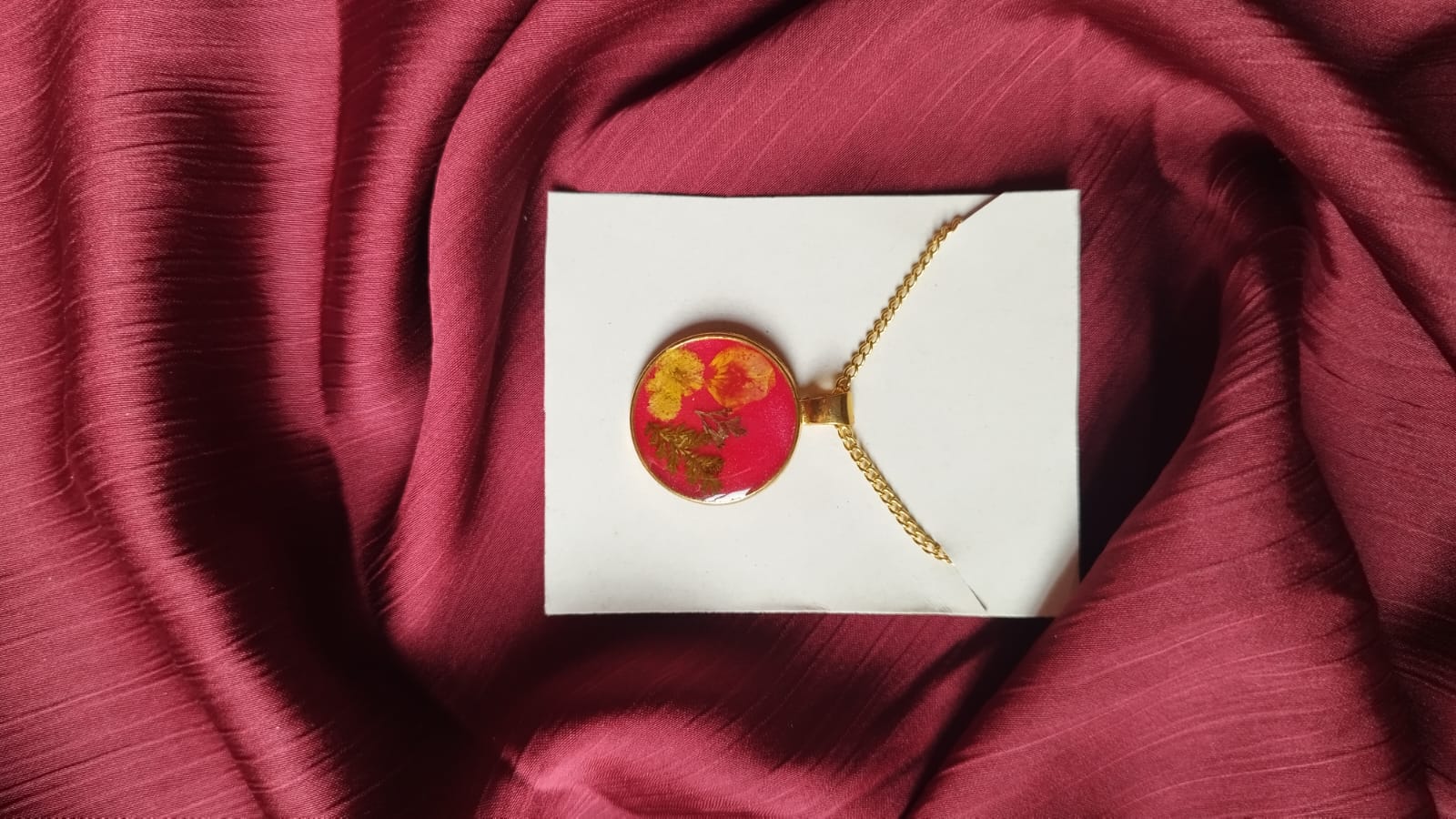 Regular Floral Pendant Collection - Handmade Resin Jewelry - Handmade resin jewelry Bangladesh - Price ৳499 - Free delivery Dhaka - View 4