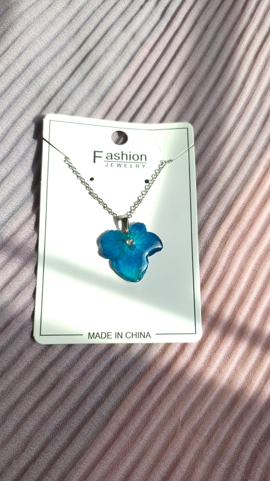 Natural Leaf Pendant Necklace - Handmade Resin Jewelry - Handmade resin jewelry Bangladesh - Price ৳499 - Free delivery Dhaka - View 2