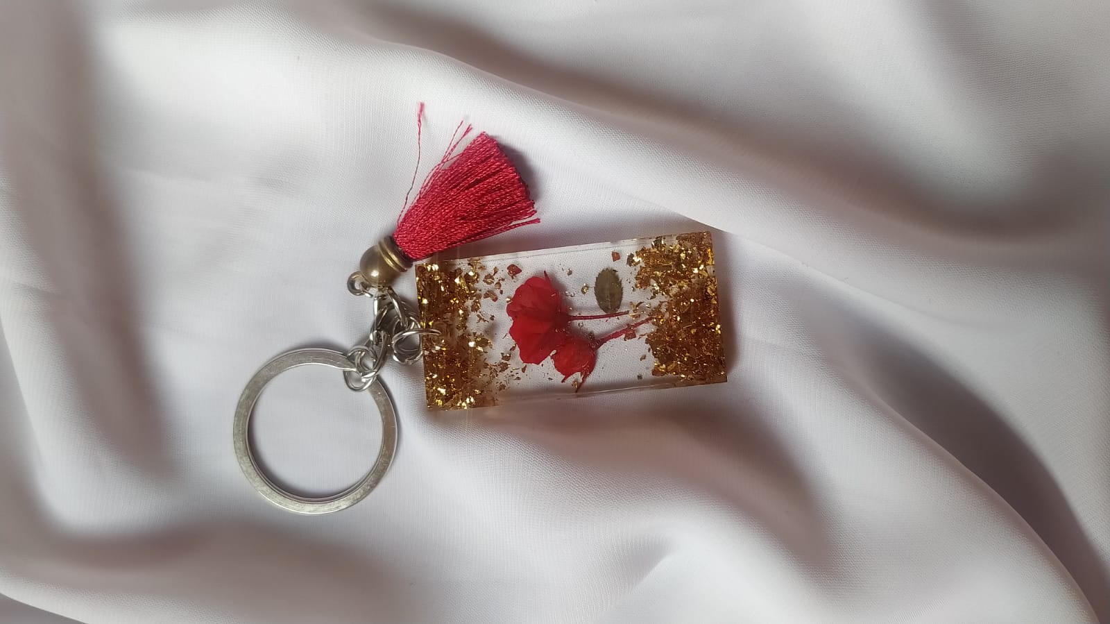 Floral Alphabet Keychain Collection - Personalized Gift Bangladesh - Handmade resin jewelry Bangladesh - Price ৳390 - Free delivery Dhaka - View 2