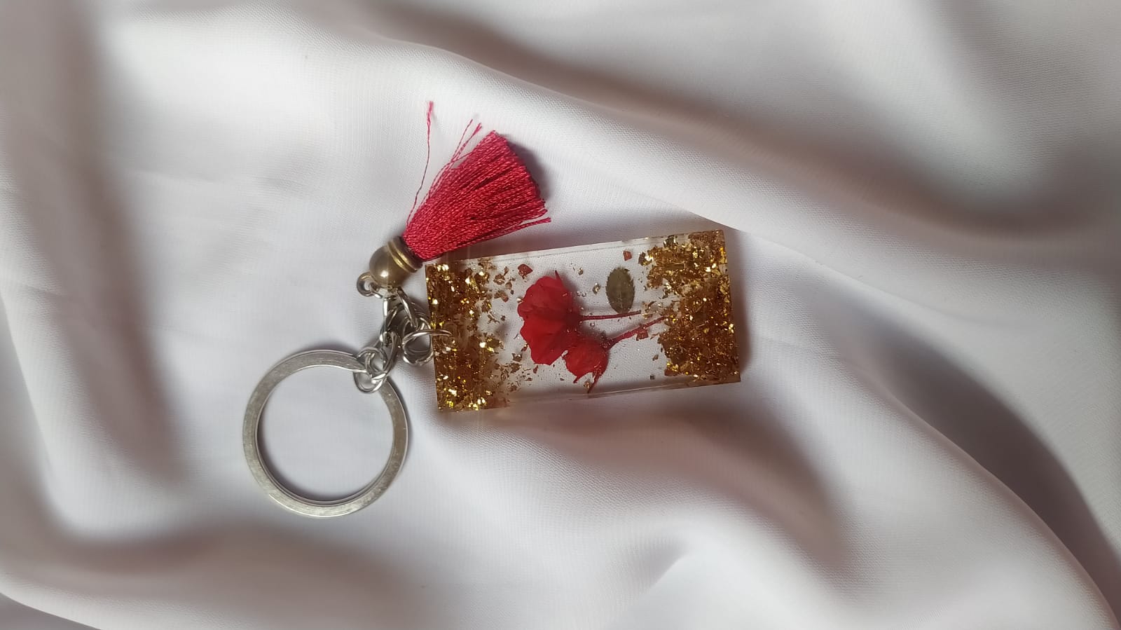 Floral Alphabet Keychain Collection - Personalized Gift Bangladesh - Handmade resin jewelry Bangladesh - Price ৳390 - Free delivery Dhaka - View 3
