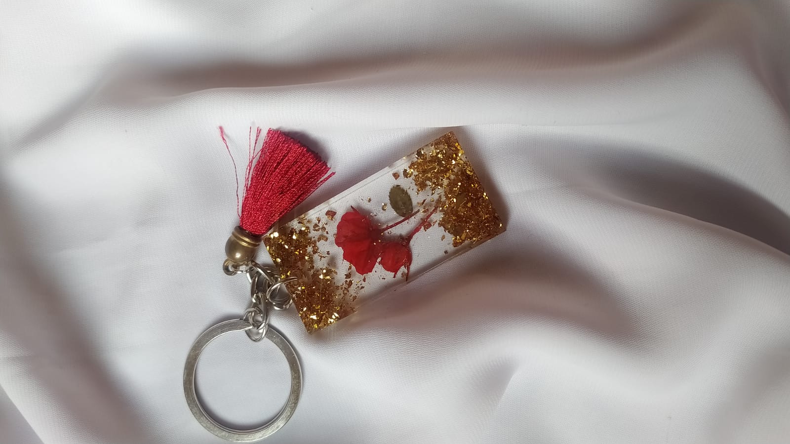 Floral Alphabet Keychain Collection - Personalized Gift Bangladesh - Handmade resin jewelry Bangladesh - Price ৳390 - Free delivery Dhaka - View 1